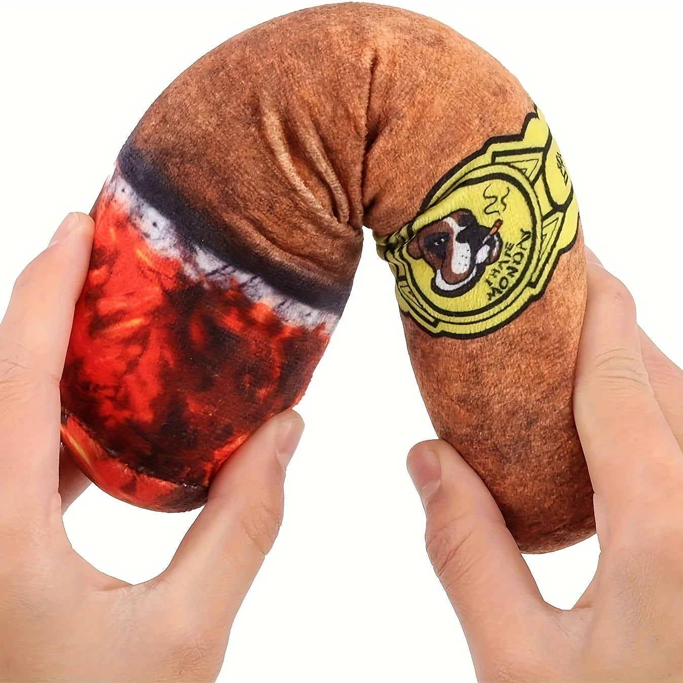 big cigar plushie for dogs