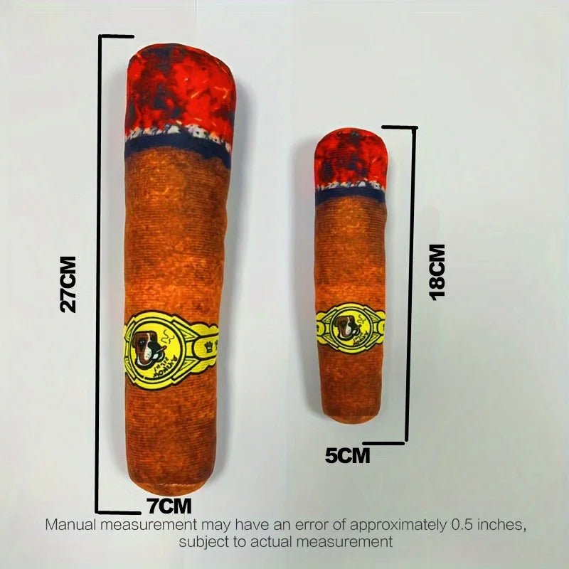 big cigar plushie for dogs