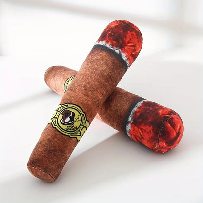 big cigar plushie for dogs