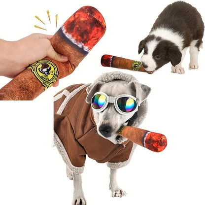 big cigar plushie for dogs